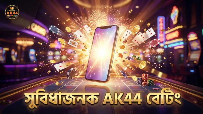 AK44 মোবাইল অ্যাপে দ্রুত এবং সুবিধাজনক বেটিং করা সম্ভব।