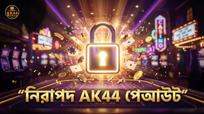 নিরাপদ বেটিং ও সময়মতো পেআউট AK44 প্ল্যাটফর্মের মূল শক্তি।