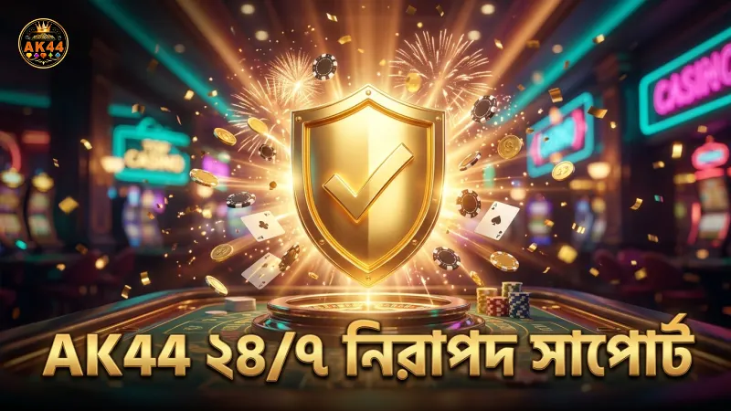 ২৪/৭ AK44 গ্রাহক সাপোর্ট নিরাপদ ও বিশ্বাসযোগ্য।