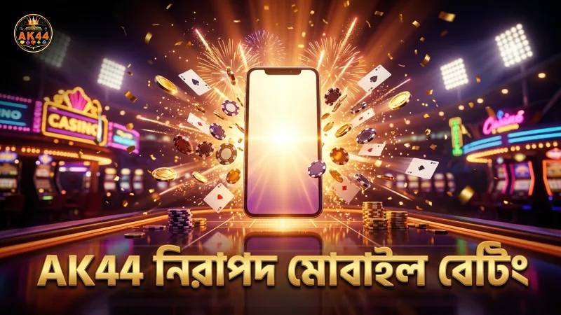 AK44 মোবাইল প্ল্যাটফর্মে দ্রুত ও নিরাপদ বেটিং সুবিধা